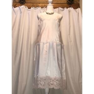 Vintage Olga slip and camisole set in pale pink fits small to large